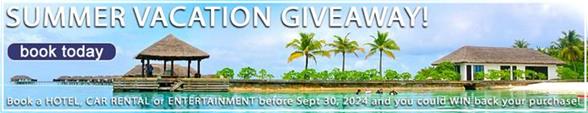 Summer vacation giveaway travel